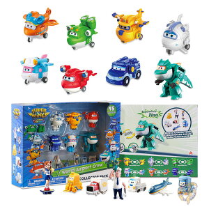 �y�ő�1000�~�N�[�|���zSuper Wings �X�[�p�[�E�B���O�X �ό`��s�@���{�b�g 15�̃Z�b�g �W�F�b�g �~�� �h�j�[ �A�X�g�� ���I �~�j�t�B�M���A�t�� �g�����X�t�H�[�� �ߋ� �j�̎q ���̎q 3�Έȏ�