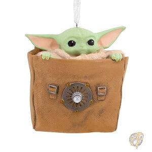 Hallmark �z�[���}�[�N Star Wars The Mandalorian Grogu in Bag May The 4th �O���[�O�[ �I�[�i�����g �N���X�}�X�c���[���� �X�^�[�E�H�[�Y Star Wars �X�^�[�E�E�H�[�Y �X�^�[�E�H�[�Y