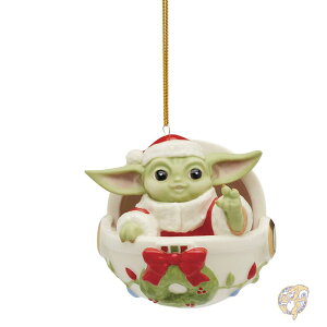 Lenox ���m�b�N�X Grogu's Holiday Hover Pram Ornament �O���[�O�[ �N���X�}�X�I�[�i�����g �X�^�[�E�H�[�Y �z�o�[�v���� �T���^�N���[�X ���퐻 �c���[���� Star Wars �X�^�[�E�E�H�[�Y �X�^�[�E�H�[�Y