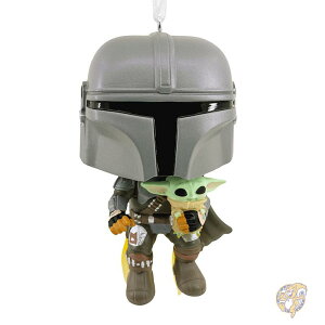Hallmark �z�[���}�[�N Star Wars The Mandalorian and Grogu Funko POP! �N���X�}�X�I�[�i�����g �}���_�����A�� �O���[�O�[ �t�@���R�|�b�v �c���[���� Star Wars �X�^�[�E�E�H�[�Y �X�^�[�E�H�[�Y