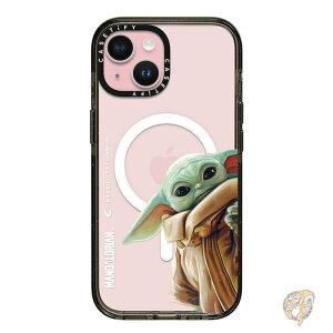 �O���[�O�[ �X�}�z�P�[�X Star Wars �X�^�[�E�E�H�[�Y Grogu �O���[�O iPhone 15 �P�[�X MagSafe�Ή� �ϏՌ� �N���A�u���b�N ���� �x�r�[���[�_ �O���[�O