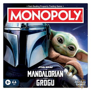 Hasbro Gaming �n�Y�u���Q�[�~���O Monopoly ���m�|���[ Star Wars �X�^�[�E�E�H�[�Y The Mandalorian and Grogu �{�[�h�Q�[�� ���{������ �p�[�e�B�[�Q�[�� Star Wars �X�^�[�E�E�H�[�Y �X�^�[�E�H�[�Y