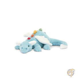 Jellycat ジェリーキャット Sky Dragon スカイドラゴン Large ドラゴン ぬいぐるみ 約50cm ファンタジー インテリア ギフト
