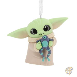 �z�[���}�[�N Hallmark �X�^�[�E�E�H�[�Y �}���_�����A�� �O���[�O�[ �J�G�� �N���X�}�X �I�[�i�����g ������ ��6.99cm �����O�b�Y �x�r�[���[�_ Mandalorian Grogu