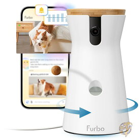 ファーボ Furbo 360° ドッグカメラ おやつ機能 双方向音声 AI見守り ペットカメラ 犬用 自動追尾 スマホ対応 防犯 留守番