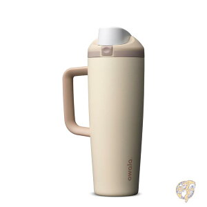 Owala �I���� FreeSip �t���[�V�b�v �^���u���[ 30oz ��887ml �X�e�����X�{�g�� �X�g���[�t�� �ۗ�{�g�� �R��h�~ �n���h���t�� �X�|�[�c OWALA �I���� Lightly Toasted ���C�g�g�[�X�g