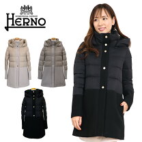楽天市場】ダウンコート レディース ミドル丈（ブランドヘルノ 