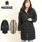 マッカージュ ダウン レディース 2023AW Mackage ダウンコート FARREN 23年aw アウター mackage 秋 冬 秋物 冬物 ブラック 黒 ダウン ロング ブランド おしゃれ 暖かい コート きれいめ ナイロン 大きいサイズ XS S M L XL