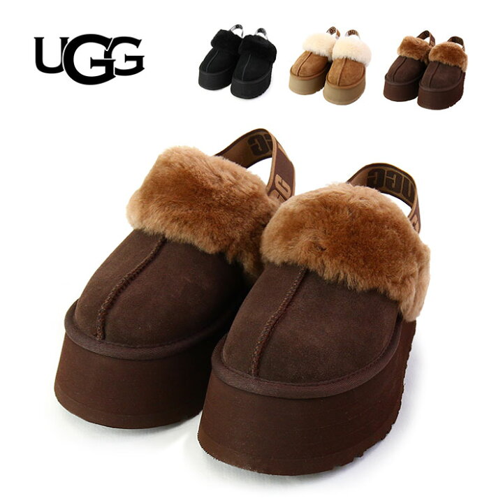 楽天市場】UGG アグ ファンケット UGG サンダル レディース ブラック 