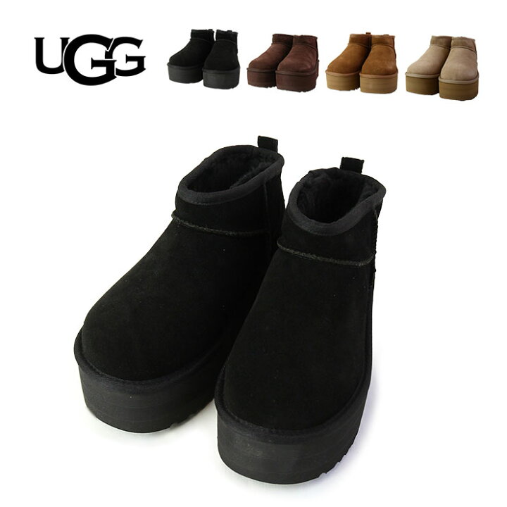 UGG W Classic Ultra Mini Platform サイズ 8 - ムートンブーツ