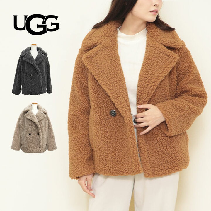 楽天市場】UGG アグ GERTRUDE SHORT TEDDY COAT ガートルードショート 
