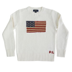 POLO RALPH LAUREN t[ BOYS tbO Rbg N[lbN Z[^[ 323668285 | jbg Y fB[X {[CY lCr[  lCrX PLFLAG COTTON CREW SWEATER gbvX vI[o