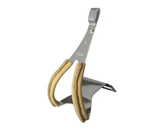 �O�������쏊 MKS TOE CLIP STEEL with Leather