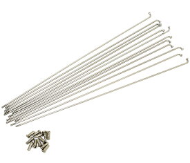 GRK 12×169 #12ステンレススポーク（12本）真鍮ニップル付