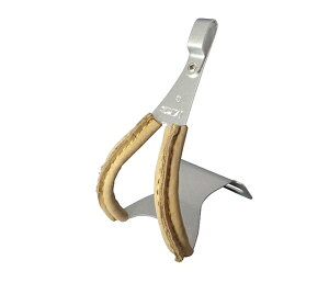 �O�������쏊 MKS TOE CLIP ALLOY with Leather