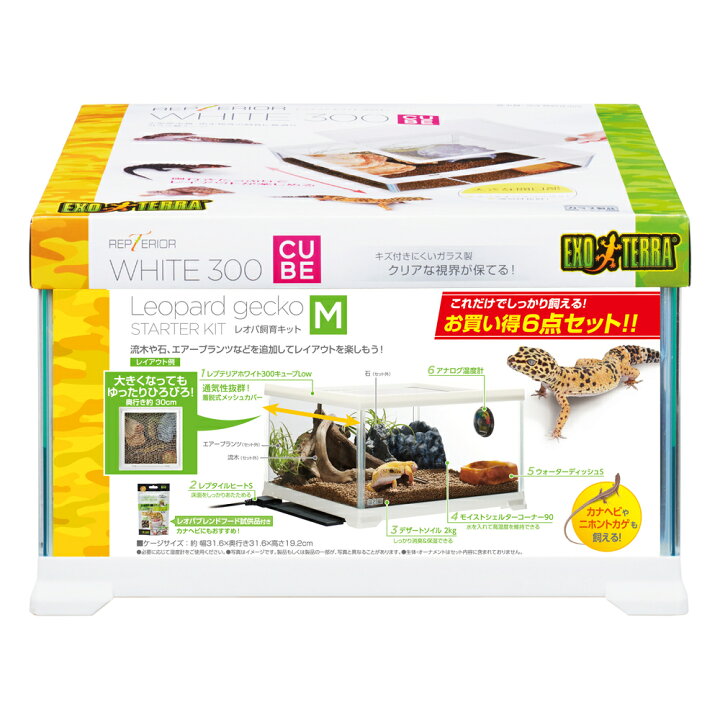 楽天市場】□ メーカー欠品【エキゾテラ】レオパ飼育キット M EXOTERRA 