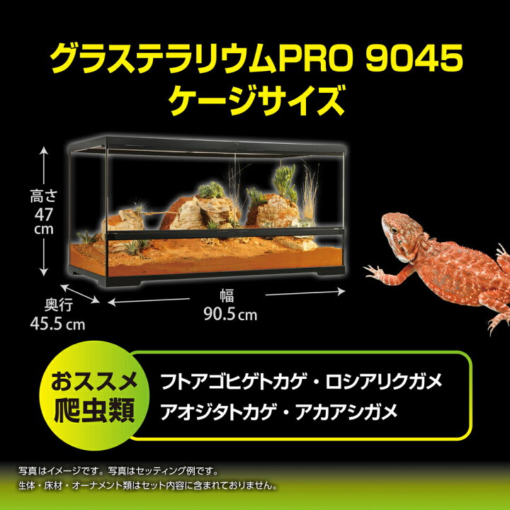 楽天市場】○【エキゾテラ】グラステラリウムPRO 9045 PT4412 EXOTERRA 