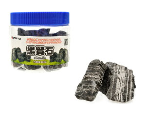 ●【カミハタ】プチアクアの石 黒賢石(こっけんせき) 400g 神畑養魚