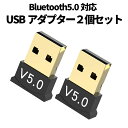 【当店限定！全品ポイント5倍】 Bluetooth5.0 USB アダプター お得 2個 セット スケルトン 半透明 無線 小型 キーボー…