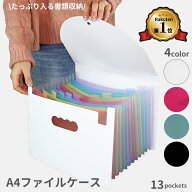 【楽天スーパーSALE】【楽天1位】書類収納 見やすい 送料無料 A4 書類 収納 ファイル 書類ケース ファイ…