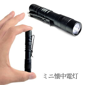 [3/15まで★全品ポイント5倍][ 1000円 ポッキリ ] 指サイズ ミニ LED ライト ハンディ ペンライト 小型 懐中電灯 電池 コンパクト 夜間 作業 夜釣り ペン型 クリップ 携帯 ポータブル DIY 工具 持ち運び TYOMINIL 送料無料