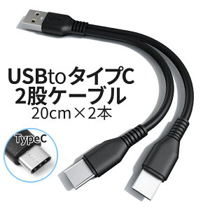 [10/29ISi|Cg5{] USB^CvC 2҃P[u } 20cm 2{Zbg  Vv  TypeCP[u typec USB-C [dP[u  [d USB ^CvCP[u 2-CEDA20 TOKU  PT