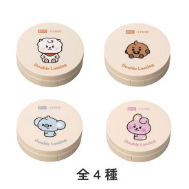 エチュード ダブルラスティングクッショングロウ　ダブルラスティングクッションマット BT21 ニュートラルベージュ　ニュートラルバニラ　クッションファンデ　ツヤ肌　マット肌　ETUDE　エチュードハウス