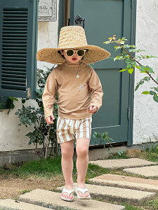 �j�̎q�����Z�b�g �؍��� UV�J�b�g�����g�b�v+���Y�{�� 3�_�Z�b�g �q���p �C���� �v�[�� �r�[�` ���Ă��΍� 90-130cm