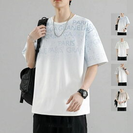 tシャツ メンズ 半袖tシャツ クルーネック 涼しい カジュアル 夏 お兄系 薄手