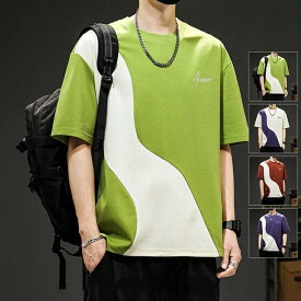 メンズ tシャツ 半袖tシャツ 半袖 Tシャツ スポーツウェア カジュアル クルーネック 無地 夏物