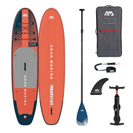 【送料無料】ATLAS(アトラス) AQUA MARINA(アクアマリーナ) インフレータブル スタンドアップパドルボード SUP（サップ）本体 パドル付 BT-23ATP レッド