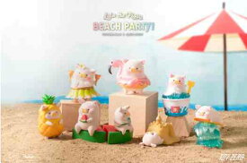 【1個単品】TOYZEROPLUS×CICI'S STORY　 LULU the Piggy　子豚LULU ビーチパーティ　1PACK　バラ買い　コレクション　フィギュア　フロッキー　ピギー　ねこ　海外　おもちゃ　香港　楽天　楽天市場