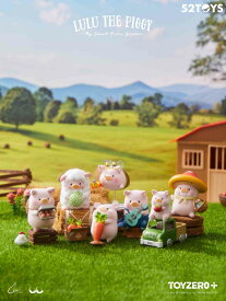 【1個単品】TOYZEROPLUS×CICI'S STORY　LULU the Piggy　Farm Garden　マイスイートファームガーデン　1PACK　バラ買い　子豚LULU 　コレクション　フィギュア　フロッキー　ピギー　ねこ　海外　おもちゃ　香港　楽天　楽天市場