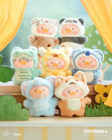 【6個入BOX】TOYZEROPLUS×CICI'S STORY　 LULU the Piggy　子豚LULU アニマルパーティー　パペットショー　パペット　キーチェーン　指人形　1BOX　大人買い　まとめ買い　箱買い　コレクション　ルルザピギー　ピギー　ねこ　ぬいぐるみ　キーホルダー　リュック　カバン