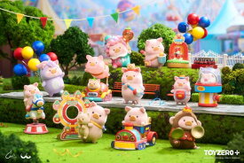 【8個入BOX】TOYZEROPLUS×CICI'S STORY　 LULU the Piggy　ルルザピギー　ルルランドシリーズ　子豚LULU　1BOX　まとめ買い　大人買い　コレクション　フィギュア　フロッキー　ピギー　ねこ　楽天　楽天市場