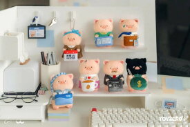 TOYZEROPLUS×CICI'S STORY 　LULU the Piggy　ルルザピギー　マイワークプレイスパートナーズ　子豚LULU　コレクション　ぬいぐるみ　モニターに挟む奴　キーホルダー　ピギー　ねこ　海外トイ　香港　楽天　楽天市場