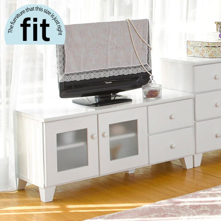 楽天市場】【完成品】 テレビ台 白 ホワイト【-fit-フィット】（TV台 