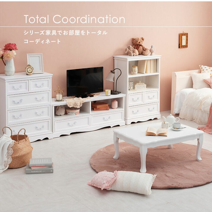 楽天市場】【完成品】クリスタル調ホワイトキャビネット（キャビネット 