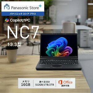 5,000�~OFF�N�[�|���z�z���I 10/27 23:59�� �y�����X�z�p�i�\�j�b�N Let's note�i���b�c�m�[�g�jNC7 �X�^���_�[�h���f�� �W�F�b�g�u���b�N �������[16GB Copilot+PC �i�ԁFCF-NC7ASBCP