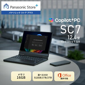 �y2,000�~OFF�N�[�|���z�z���I5/18(��)23:59�܂Łz�y�����X�z�p�i�\�j�b�N Let's note�i���b�c�m�[�g�jSC7 �X�^���_�[�h���f�� �W�F�b�g�u���b�N �������[16GB Copilot+PC �i�ԁFCF-SC7ASBCP