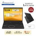 【2,000円OFFクーポン配布中！5/18(月)23:59まで】【予約】【公式店】パナソニック Let's note（レッツノート）SC7 スタンダードモデル ジェットブラック メモリー16GB Copilot+PC 品番：CF-SC7ASBCP