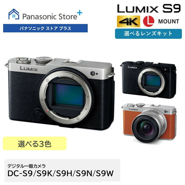 【公式店】 パナソニック フルサイズミラーレス一眼カメラ ルミックス Sシリーズ 選べるタイプ（ボディのみ/広角ズームレンズキット/高倍率ズームレンズキット/ダブルズームレンズキット）DC-S9/S9N/S9H/S9W