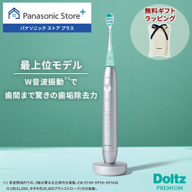 【公式店】 パナソニック W音波振動ハブラシ スマート ドルツ 選べる2色 EW-DT88 無料ギフトラッピング 電動歯ブラシ 最上位モデル Bluetooth?搭載 歯間 歯周ポケット スリム USB充電 Doltz 歯ブラシ 歯間フィット 極細毛 ポイント磨き 防水 送料無料 クリスマス
