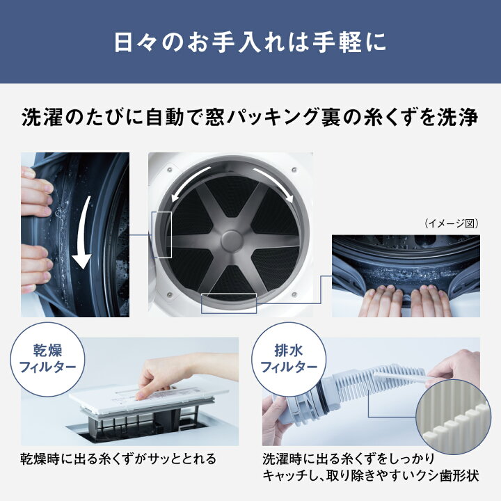 楽天市場】【公式店】パナソニック ななめドラム洗濯乾燥機 SDシリーズ 