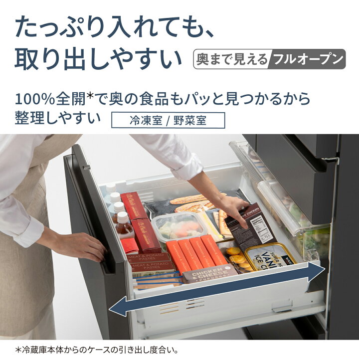 楽天市場】【公式店】パナソニック 冷蔵庫 551L 選べる2色 NR-F55WX2 