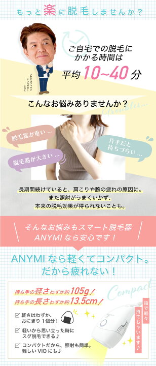 楽天市場】【楽天スーパーセール価格】ANYMI PRO 光美顔・美肌フォト＋ 
