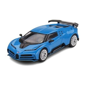 1/64 ミニカー ダイキャストモデル ブガッティ ブルー 左ハンドル 完成品 塗装済みモデルカー 車 モデルカー 模型 玩具 ホビー