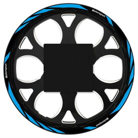 オートバイ ホイールステッカー リムデカール ハブストライプテープ 17インチ