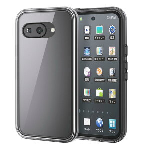 Google Pixel 9a �P�[�X �J�o�[ ���� �ϏՌ� �Ռ��z�� �n�C�u���b�h TPU �V�����_�[ �X�g���b�v�V�[�g�t �J�����ی� ���C�����X�[�d�Ή� �G�A�o�b�O �u���b�N