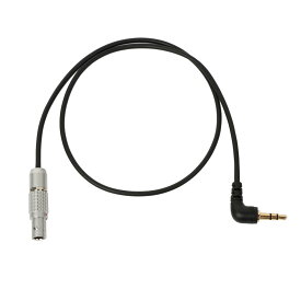 タイムコード同期ケーブル ライトアングル TRS 3.5mm to 5ピン カメラ レコーダー用